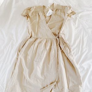 OAK + FORT WRAP DRESS SIZE SMALL NEW